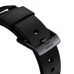 Nomad Δερμάτινο Strap Modern για Apple Watch SERIES - 42/44/45/46/49mm ULTRA 1/2 - ΜΑΥΡΟ/ΜΑΥΡΟ - NM01198185