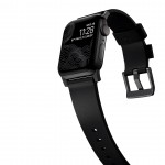 Nomad Δερμάτινο Strap Modern για Apple Watch SERIES - 42/44/45/46/49mm ULTRA 1/2 - ΜΑΥΡΟ/ΜΑΥΡΟ - NM01198185
