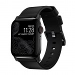 Nomad Δερμάτινο Strap Modern για Apple Watch SERIES - 42/44/45/46/49mm ULTRA 1/2 - ΜΑΥΡΟ/ΜΑΥΡΟ - NM01198185