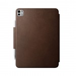 NOMAD θήκη δερμάτινη Magnetic Pencil Folio Plus για Apple iPad Pro 11" M4 (2024 - 5th gen - M4) - ΚΑΦΕ - NM013305858