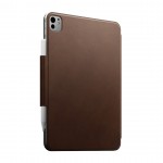NOMAD θήκη δερμάτινη Magnetic Pencil Folio Plus για Apple iPad Pro 11" M4 (2024 - 5th gen - M4) - ΚΑΦΕ - NM013305858