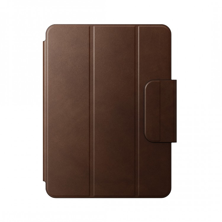 NOMAD θήκη δερμάτινη Magnetic Pencil Folio Plus για Apple iPad Pro 11" M4 (2024 - 5th gen - M4) - ΚΑΦΕ - NM013305858