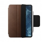 NOMAD θήκη δερμάτινη Magnetic Pencil Folio Plus για Apple iPad Pro 11" M4 (2024 - 5th gen - M4) - ΚΑΦΕ - NM013305858