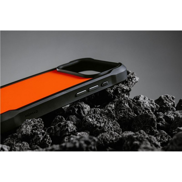 NOMAD θήκη Rugged Protective MagSafe με Πολυκαρβονικό πλαίσιο για Apple iPhone 17 Pro 6.3 2025 - Ultra ΠΟΡΤΟΚΑΛΙ - NM014070858