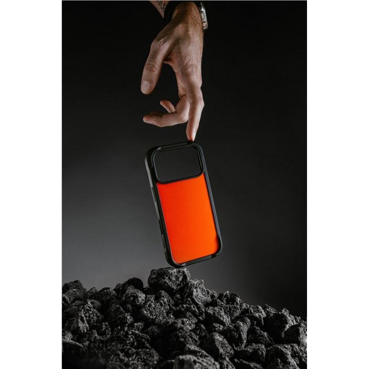 NOMAD θήκη Rugged Protective MagSafe με Πολυκαρβονικό πλαίσιο για Apple iPhone 17 Pro 6.3 2025 - Ultra ΠΟΡΤΟΚΑΛΙ - NM014070858