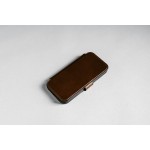 NOMAD θήκη Πορτοφόλι δερμάτινη Horween Modern Folio Rugged rustic MagSafe για Apple iPhone 17 PRO MAX 6.9 2025 - ΚΑΦΕ - NM014100858