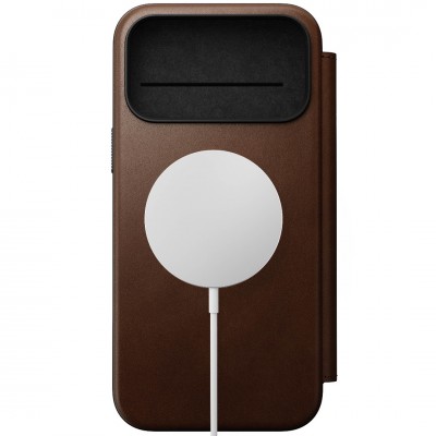 NOMAD θήκη Πορτοφόλι δερμάτινη Modern Folio Rugged rustic MagSafe για Apple iPhone 17 PRO Max 6.9 2025 - ΚΑΦΕ - NM014131858 NOMAD θήκη Πορτοφόλι δερμάτινη Modern Folio Rugged rustic MagSafe για Apple iPhone 17 PRO Max 6.9 2025 - ΚΑΦΕ - NM014131858