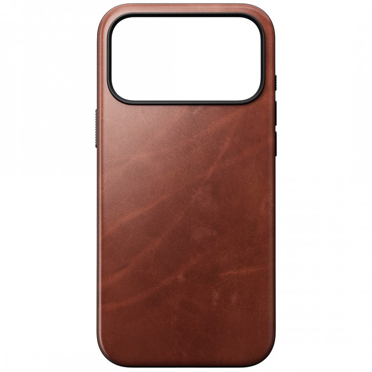 NOMAD θήκη δερμάτινη Modern Horween MagSafe SE για Apple iPhone 17 PRO MAX 6.9 2025 - Olde Dublin RUSTIC ΚΑΦΕ - NM014223858