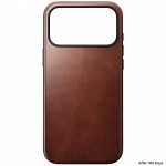 NOMAD θήκη δερμάτινη Modern Horween MagSafe SE για Apple iPhone 17 PRO MAX 6.9 2025 - Olde Dublin RUSTIC ΚΑΦΕ - NM014223858