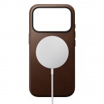 NOMAD θήκη δερμάτινη Modern MagSafe για Apple iPhone 17 PRO 6.3 2025 - ΚΑΦΕ - NM014322858