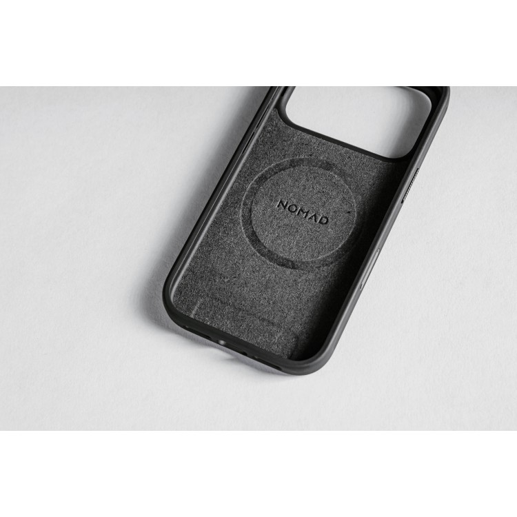 NOMAD θήκη δερμάτινη Modern MagSafe για Apple iPhone 17 PRO 6.3 2025 - ΚΑΦΕ - NM014322858
