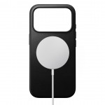 NOMAD θήκη δερμάτινη Modern MagSafe για Apple iPhone 17 PRO 6.3 2025 - ΜΑΥΡΟ - NM014339858