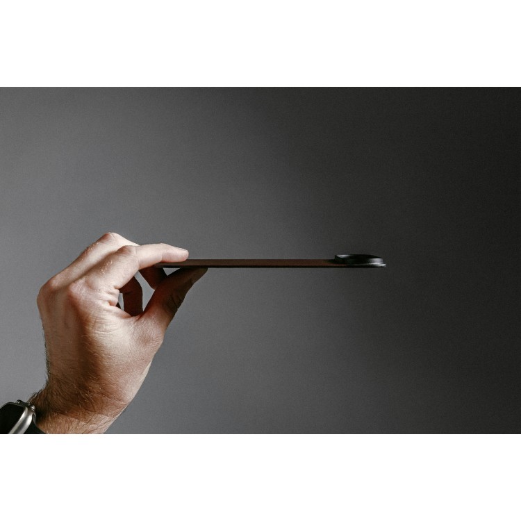 NOMAD θήκη Μαγνητική Horween SLIM 2.2mm ΔΕΡΜΑΤΙΝΗ MagSafe για Apple iPhone 17 Air 6.6 2025 - Rustic ΚΑΦΕ - NM014360858