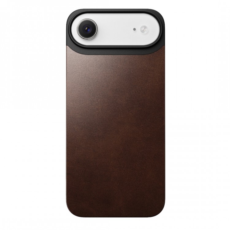 NOMAD θήκη Μαγνητική Horween SLIM 2.2mm ΔΕΡΜΑΤΙΝΗ MagSafe για Apple iPhone 17 Air 6.6 2025 - Rustic ΚΑΦΕ - NM014360858