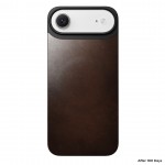 NOMAD θήκη Μαγνητική Horween SLIM 2.2mm ΔΕΡΜΑΤΙΝΗ MagSafe για Apple iPhone 17 Air 6.6 2025 - Rustic ΚΑΦΕ - NM014360858