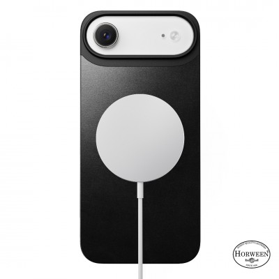 NOMAD θήκη Μαγνητική Horween SLIM 2.2mm ΔΕΡΜΑΤΙΝΗ MagSafe για Apple iPhone 17 Air 6.6 2025 - ΜΑΥΡΟ - NM014377858