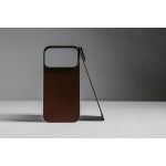NOMAD θήκη Μαγνητική Horween SLIM 2.2mm ΔΕΡΜΑΤΙΝΗ MagSafe για Apple iPhone 17 Pro MAX 6.9 2025 - ΜΑΥΡΟ - NM014391858