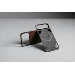 NOMAD θήκη Μαγνητική Horween SLIM 2.2mm ΔΕΡΜΑΤΙΝΗ MagSafe για Apple iPhone 17 Pro MAX 6.9 2025 - ΜΑΥΡΟ - NM014391858