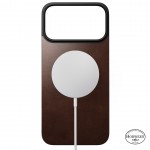 NOMAD θήκη Μαγνητική Horween SLIM 2.2mm ΔΕΡΜΑΤΙΝΗ MagSafe για Apple iPhone 17 Pro MAX 6.9 2025 - Rustic ΚΑΦΕ - NM014384858