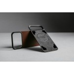 NOMAD θήκη Μαγνητική Horween SLIM 2.2mm ΔΕΡΜΑΤΙΝΗ MagSafe για Apple iPhone 17 Pro MAX 6.9 2025 - Rustic ΚΑΦΕ - NM014384858