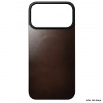 NOMAD θήκη Μαγνητική Horween SLIM 2.2mm ΔΕΡΜΑΤΙΝΗ MagSafe για Apple iPhone 17 Pro MAX 6.9 2025 - Rustic ΚΑΦΕ - NM014384858