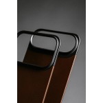 NOMAD θήκη Μαγνητική Horween SLIM 2.2mm ΔΕΡΜΑΤΙΝΗ MagSafe για Apple iPhone 17 Pro MAX 6.9 2025 - Rustic ΚΑΦΕ - NM014384858