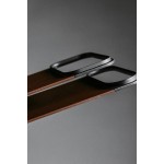 NOMAD θήκη Μαγνητική Horween SLIM 2.2mm ΔΕΡΜΑΤΙΝΗ MagSafe για Apple iPhone 17 Pro MAX 6.9 2025 - Rustic ΚΑΦΕ - NM014384858