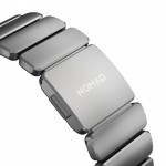Nomad Stratos Titanium Grade 4 BAND FKM Μπρασελέ Μεταλλικό για Apple Watch SERIES - 42/44/45/46/49mm ULTRA 1/2/3 - Natural ΤΙΤΑΝΙΟ / ΜΑΥΡΟ - NM014421858 