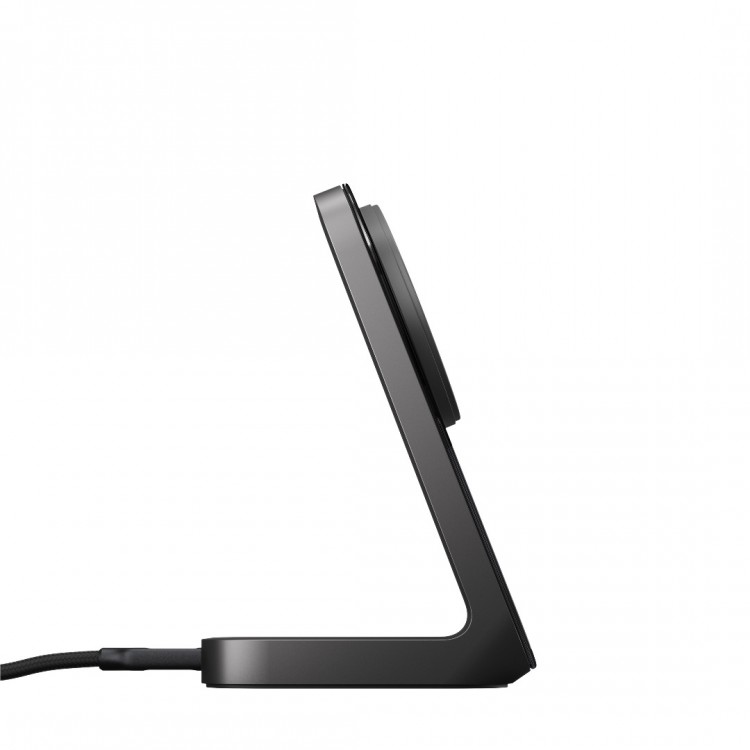 Nomad Stand One, 2nd Gen , Σταθμός φόρτισης MAGSAFE 15W, με 2.0μ. USB-C σε USB-C καλώδιο - Carbide ΜΑΥΡΟ - NM01518385