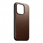 NOMAD θήκη δερμάτινη RUGGED MODERN MagSafe για Apple iPhone 15 PRO 6.1 2023 - ΚΑΦΕ - NM01614685