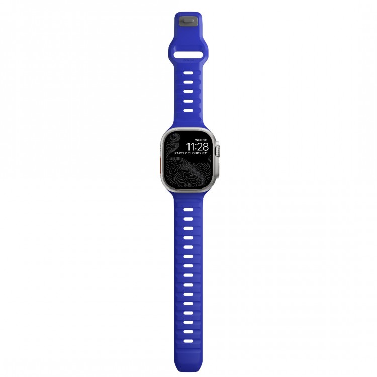 NOMAD Sport Strap SPECIAL EDITION V2 LSR Waterproof silicone M/L για Apple Watch Ultra 2/1(49mm), 9/8/7 (45mm)/6/SE/5/4 (44mm), /3/2/1 (42mm) - The Verge - NM018607858