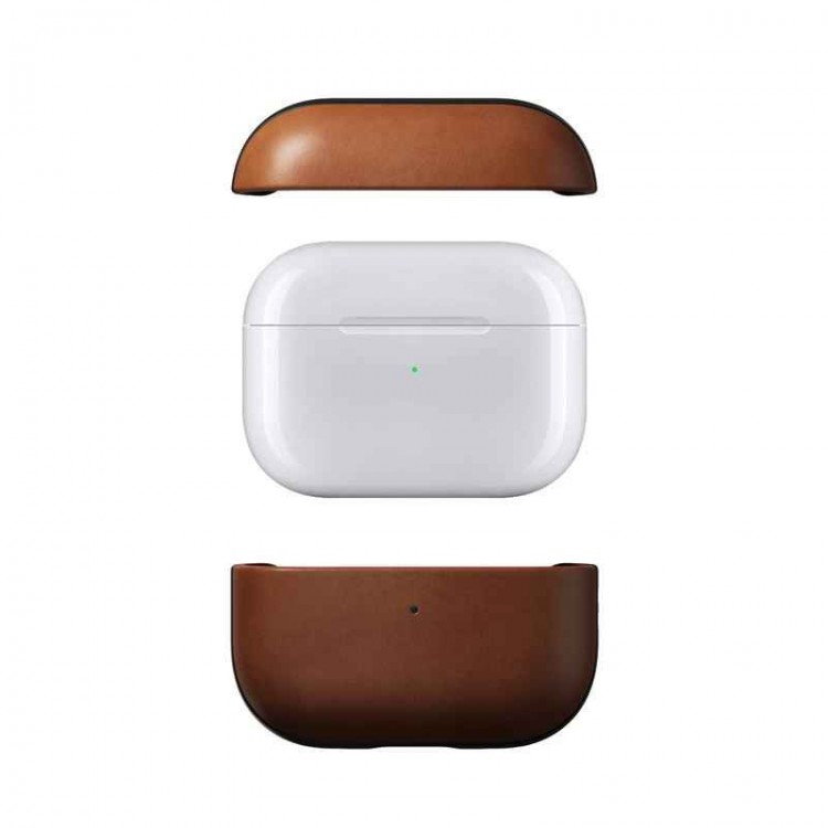 Θήκη Nomad Δερμάτινη για Apple AirPods Pro 2 - ENGLISH TAN ΚΑΦΕ - NM01999485