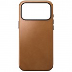 NOMAD θήκη δερμάτινη Modern MagSafe για Apple iPhone 17 Pro 6.3 2025 - English Tan ΚΑΦΕ - NM014315858