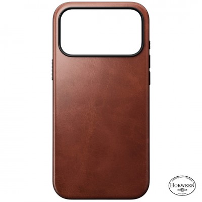 NOMAD θήκη δερμάτινη Modern Horween MagSafe SE για Apple iPhone 17 PRO MAX 6.9 2025 - Olde Dublin RUSTIC ΚΑΦΕ - NM014223858
