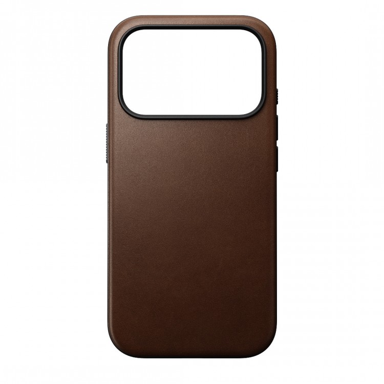 NOMAD θήκη δερμάτινη Modern MagSafe για Apple iPhone 17 PRO 6.3 2025 - ΚΑΦΕ - NM014322858