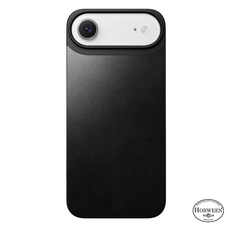 NOMAD θήκη Μαγνητική Horween SLIM 2.2mm ΔΕΡΜΑΤΙΝΗ MagSafe για Apple iPhone 17 Air 6.6 2025 - ΜΑΥΡΟ - NM014377858