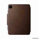 NOMAD θήκη δερμάτινη Magnetic Pencil Folio Plus για Apple iPad Pro 12.9 (6th/5th/4th/3rd gen) 2018/20/21/22 & iPad AIR 13 M2 2024 - ΚΑΦΕ - NM01109785