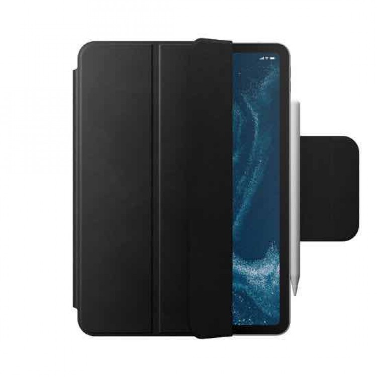 NOMAD θήκη δερμάτινη Magnetic Pencil Folio Plus για Apple iPad Pro 11" (2022/2021/2020/2018), iPad Air 11" (M2), iPad Air 10.9 - ΜΑΥΡΟ - NM01105985