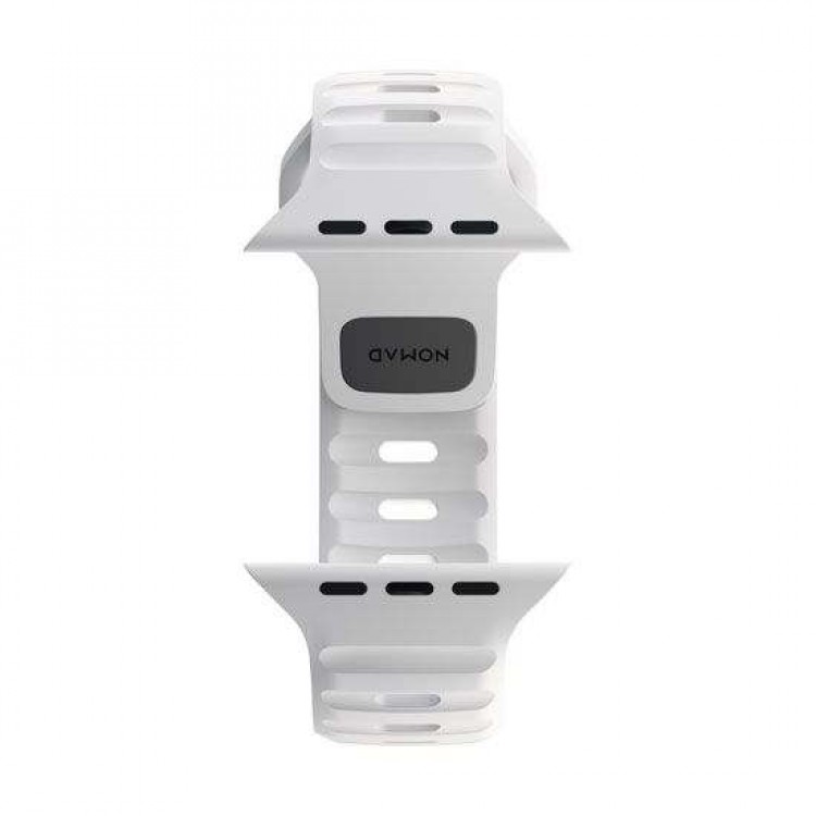 NOMAD Sport Strap SE V2 LSR Αδιάβροχο σιλικόνης για Apple Watch 1,2,3,4,5,6,SE,7,8,9 Ultra series - 42mm-44mm-45mm-49mm - ΛΕΥΚΟ - NM01111085