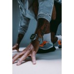 Nomad Stratos Titanium Grade 4 BAND FKM Μπρασελέ Μεταλλικό για Apple Watch SERIES - 42/44/45/46/49mm ULTRA 1/2/3 - Natural ΤΙΤΑΝΙΟ / ΜΑΥΡΟ - NM014421858 