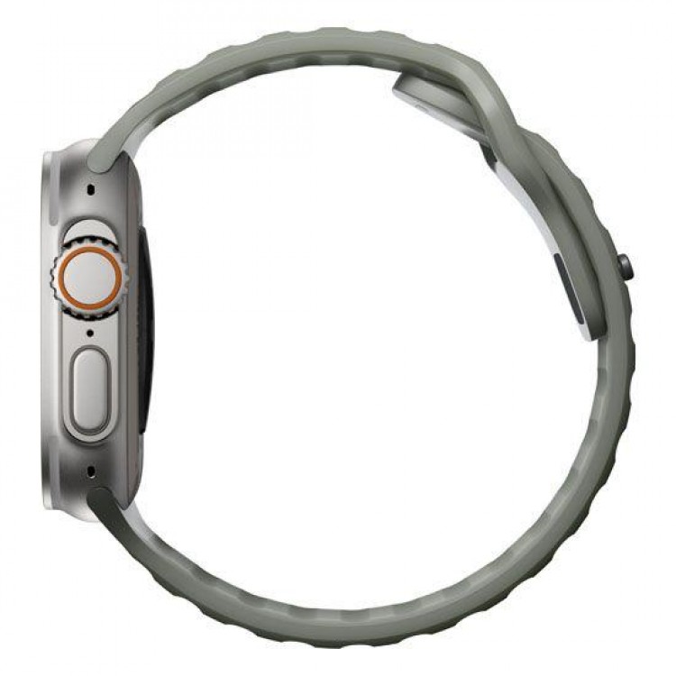 NOMAD Sport Strap SE V2 LSR Αδιάβροχο σιλικόνης για Apple Watch 1,2,3,4,5,6,SE,7,8,9 Ultra series - 42mm-44mm-45mm-49mm - COASTAL ROCK ΧΑΚΙ - NM01112785