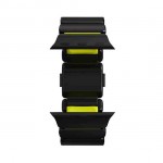 Nomad Stratos Titanium Grade 4 BAND FKM Μπρασελέ Μεταλλικό για Apple Watch SERIES - 42/44/45/46/49mm ULTRA 1/2/3 - ΜΑΥΡΟ ΤΙΤΑΝΙΟ / Volt LIME - NM011130858