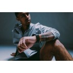 Nomad Stratos Titanium Grade 4 BAND FKM Μπρασελέ Μεταλλικό για Apple Watch SERIES - 42/44/45/46/49mm ULTRA 1/2/3 - ΜΑΥΡΟ ΤΙΤΑΝΙΟ / Volt LIME - NM011130858