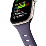 NOMAD Tempo Αδιάβροχο λουράκι FKM σιλικόνης με Αλουμινίου Pin για Apple Watch SERIES - 38/40/41/42mm - ΜΩΒ - NM011376858