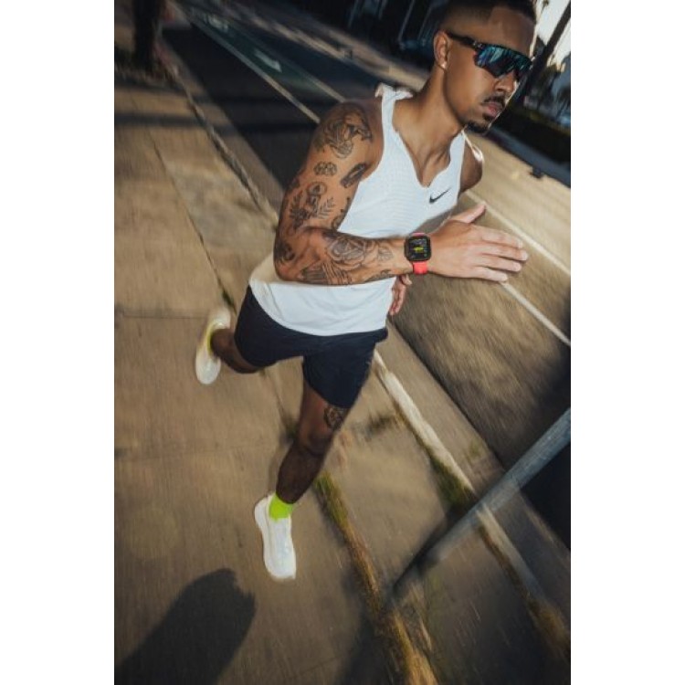 NOMAD Tempo Αδιάβροχο λουράκι FKM σιλικόνης με Αλουμινίου Pin για Apple Watch SERIES - 38/40/41/42mm - Coral ΚΟΚΚΙΝΟ - NM011383858