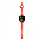 NOMAD Tempo Αδιάβροχο λουράκι FKM σιλικόνης με Αλουμινίου Pin για Apple Watch SERIES - 38/40/41/42mm - Coral ΚΟΚΚΙΝΟ - NM011383858