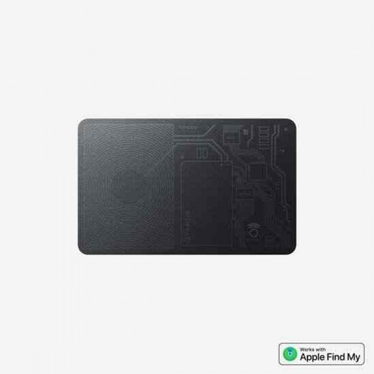 NOMAD Ultra-thin "Apple's Find My" app συμβατή κάρτα εύρεσης για Μαγνητικό Πορτοφόλι  - ΜΑΥΡΟ - NM01297185