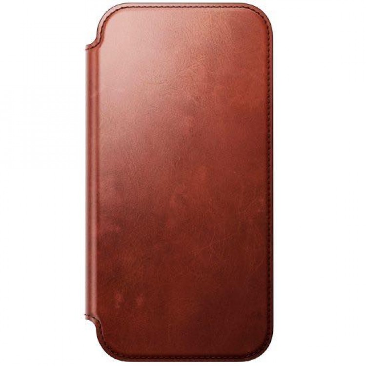 NOMAD θήκη δερμάτινη MODERN SE Horween Πορτοφόλι MagSafe για Apple iPhone 17 Pro Max 6.9 2025 - Olde Dublin ΚΑΦΕ - NM014087858