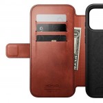 NOMAD θήκη δερμάτινη MODERN SE Horween Πορτοφόλι MagSafe για Apple iPhone 17 Pro Max 6.9 2025 - Olde Dublin ΚΑΦΕ - NM014087858