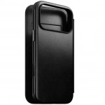 NOMAD θήκη Πορτοφόλι δερμάτινη Horween Modern Folio Rugged rustic MagSafe για Apple iPhone 17 PRO MAX 6.9 2025 - ΜΑΥΡΟ - NM014117858